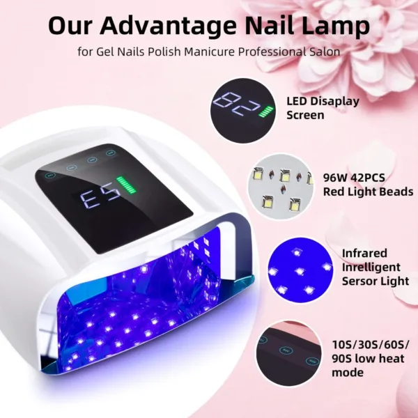 Lámpara espejada 96w 42Leds - Imagen 2
