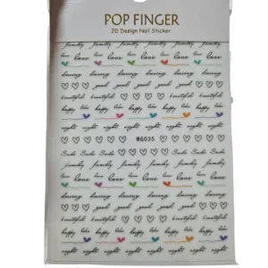 Sticker G035 Pop Finger
