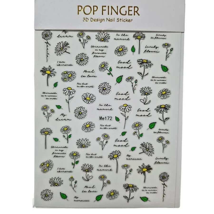 xr:d:DAFwNkfuYTo:11,j:6508106315132877116,t:23100314 Sticker Margarita Me172 Pop Finger - Imagen 1