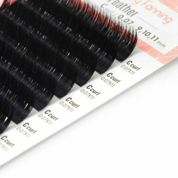 Pestaña Feather Easy Fanning 0.07 Bl Lashes Para Volumen - Imagen 2