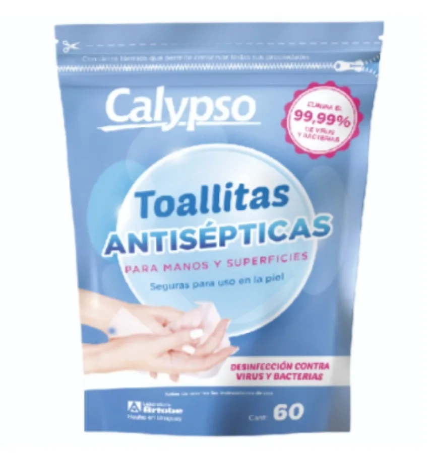 E3C5533F-3FE2-4563-9AF5-CD1F671E94A9.jpg Toallitas antisepticas 60 unidades Calypso - Imagen 1