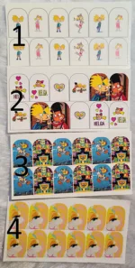 Decal sticker al agua cartoon