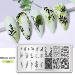 Placa de Stamping Natural World L003 Born Pretty - Imagen 2