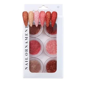 Pack 6 glitter 7