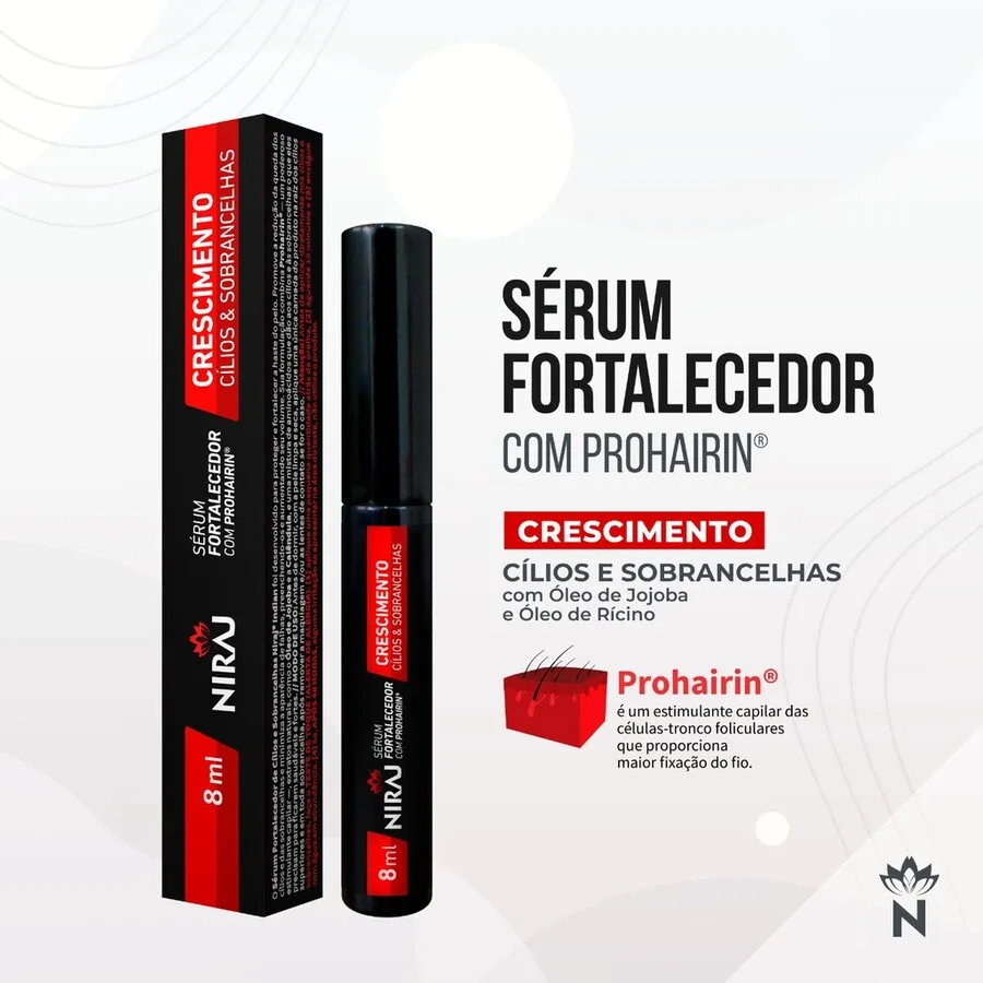 EC0B261C-0B07-4137-BA6C-9A5E286BB080-1.jpg Serum crecimiento fortalecedor cejas y pestañas Niraj rojo - Imagen 1