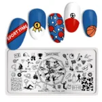 Placa de stamping Sport Time L001 Born Pretty