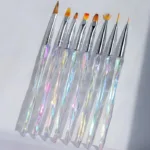 Set 8 pinceles diseños holograficos - Imagen 4