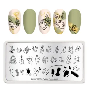 Placa de stamping Fashion Power L005 Born Pretty