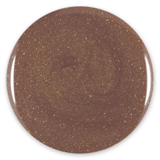 GotaColor-RubberBaseCoat-SparklyGinger-1.jpg Base rubber 036 Sparkly Ginger 15ml Pink Mask Nivelación - Imagen 1