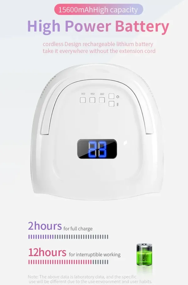 Lámpara cabina 60w inalambrica Cordless - Imagen 3