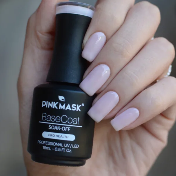Base rubber 012 Light Pink 15ml Pink Mask Capping Nivelación - Imagen 3