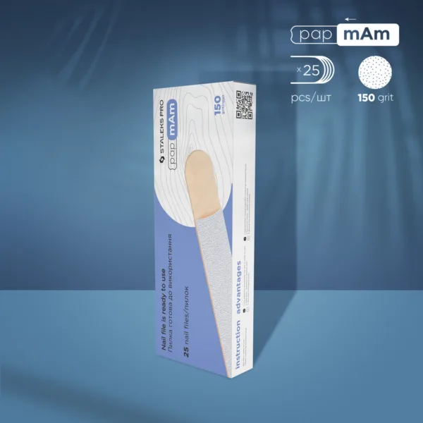 Lima de madera con repuesto PapMam 25 uni Staleks - Imagen 2