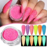 Glitter ultra fino brilla en la oscuridad 56048 Born Pretty