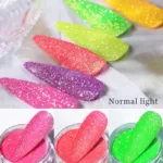 Glitter ultra fino brilla en la oscuridad 56048 Born Pretty - Imagen 2