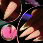 Glitter ultra fino brilla en la oscuridad 56048 Born Pretty - Imagen 5
