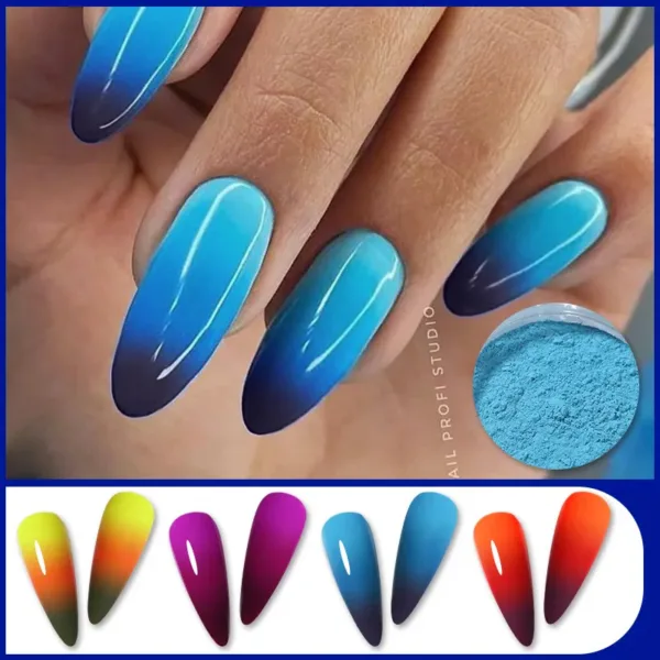 Polvo cambia color temperatura 55667 Born Pretty - Imagen 4
