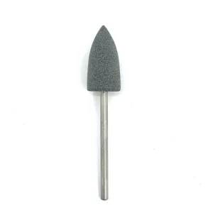 Fresa pulidora silicona gris grande en punta Staleks