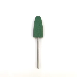 Fresa pulidora silicona verde grande redondeada Staleks