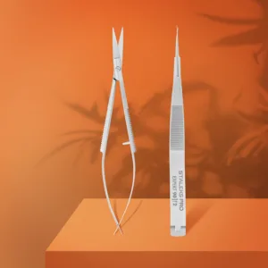 Micro tijera Expert 90 2 Staleks para cejas