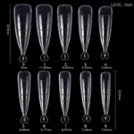 Tips dual Stiletto 100 unidades polygel - Imagen 5