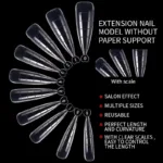 Tips dual Stiletto 100 unidades polygel - Imagen 4