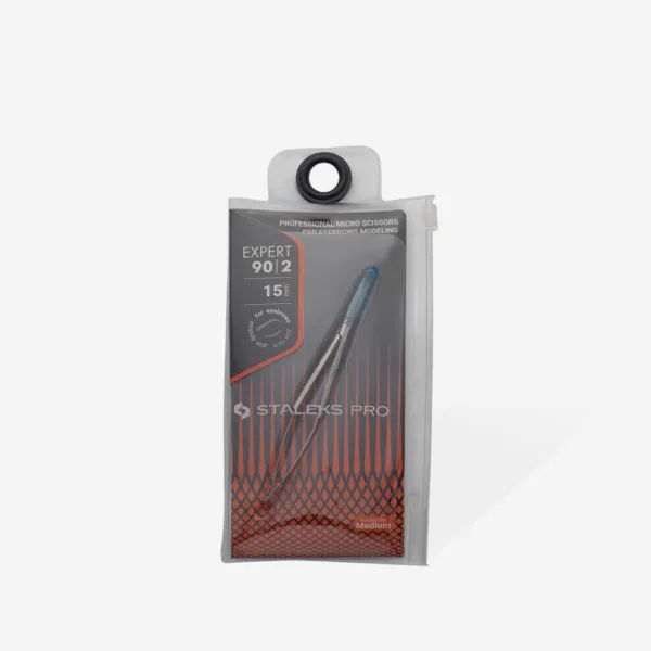 Micro tijera Expert 90 2 Staleks para cejas - Imagen 4
